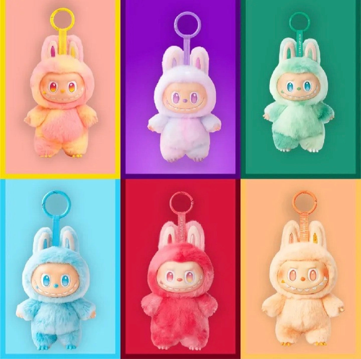Labubu The Monster Keychain Doll – 6.5" Premium Plush Toy – Blind Box Surprise Labubu Keychain for Kids, Girls & Boys – Soft Stuffed Toy for Bags & Backpacks