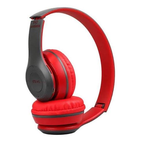 P47 Bluetooth 5.0 Wireless Headphones with Mic | FM Radio, TF Card, AUX | Stereo Headset