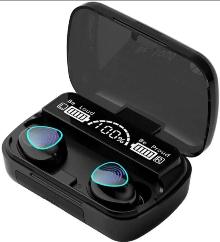 M10 TWS Wireless Earbuds with Touch Control & Bluetooth 5.1 – 9D HiFi Stereo Sound, Waterproof Design, LED Display Charging Case
