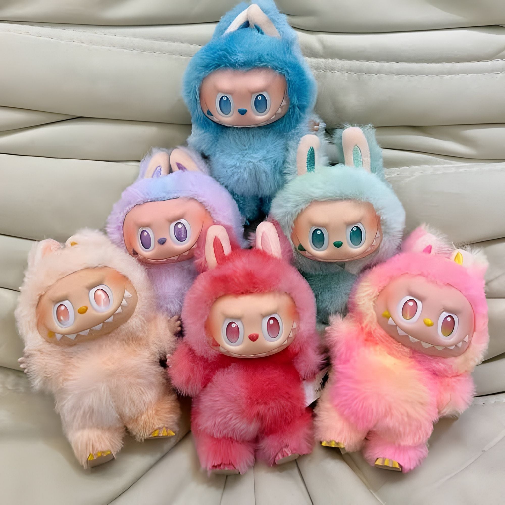 Labubu The Monster Keychain Doll – 6.5" Premium Plush Toy – Blind Box Surprise Labubu Keychain for Kids, Girls & Boys – Soft Stuffed Toy for Bags & Backpacks