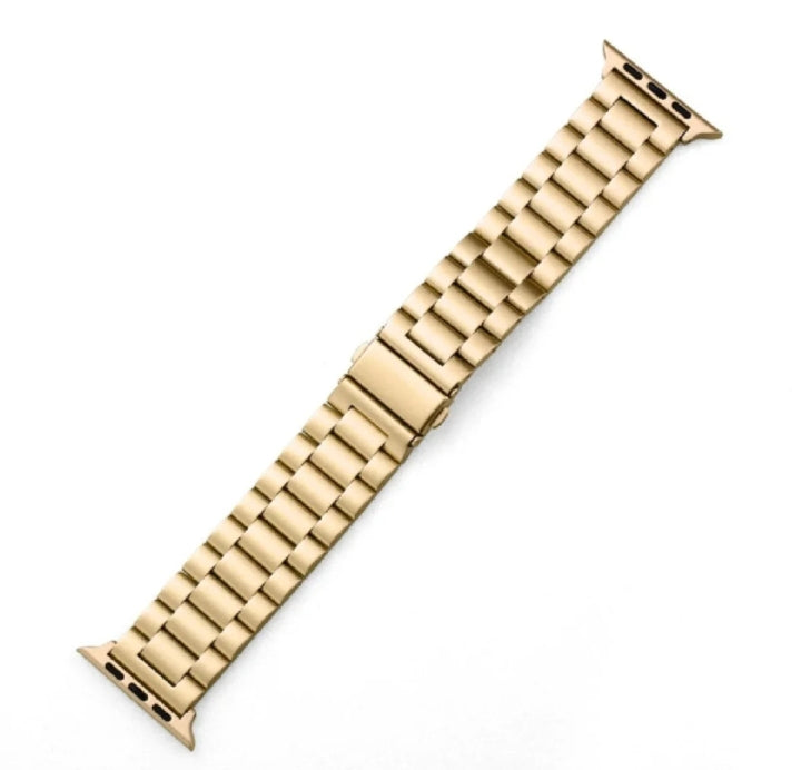 High-Quality Stainless Steel Chain Band Strap – 42/44/45/49mm | Solid Metal Replacement Bracelet for Smartwatches | Modern Buckle Design | New Color Shades