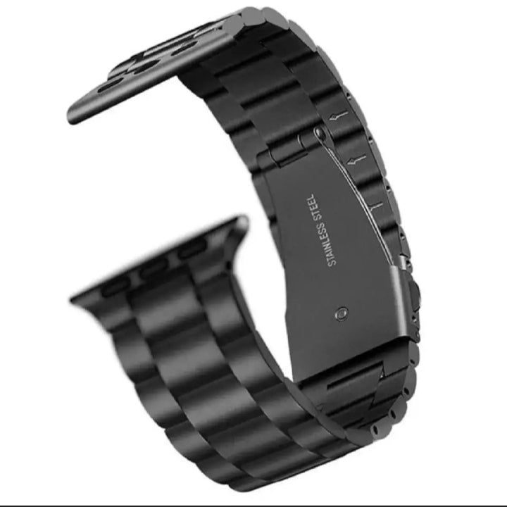 High-Quality Stainless Steel Chain Band Strap – 42/44/45/49mm | Solid Metal Replacement Bracelet for Smartwatches | Modern Buckle Design | New Color Shades