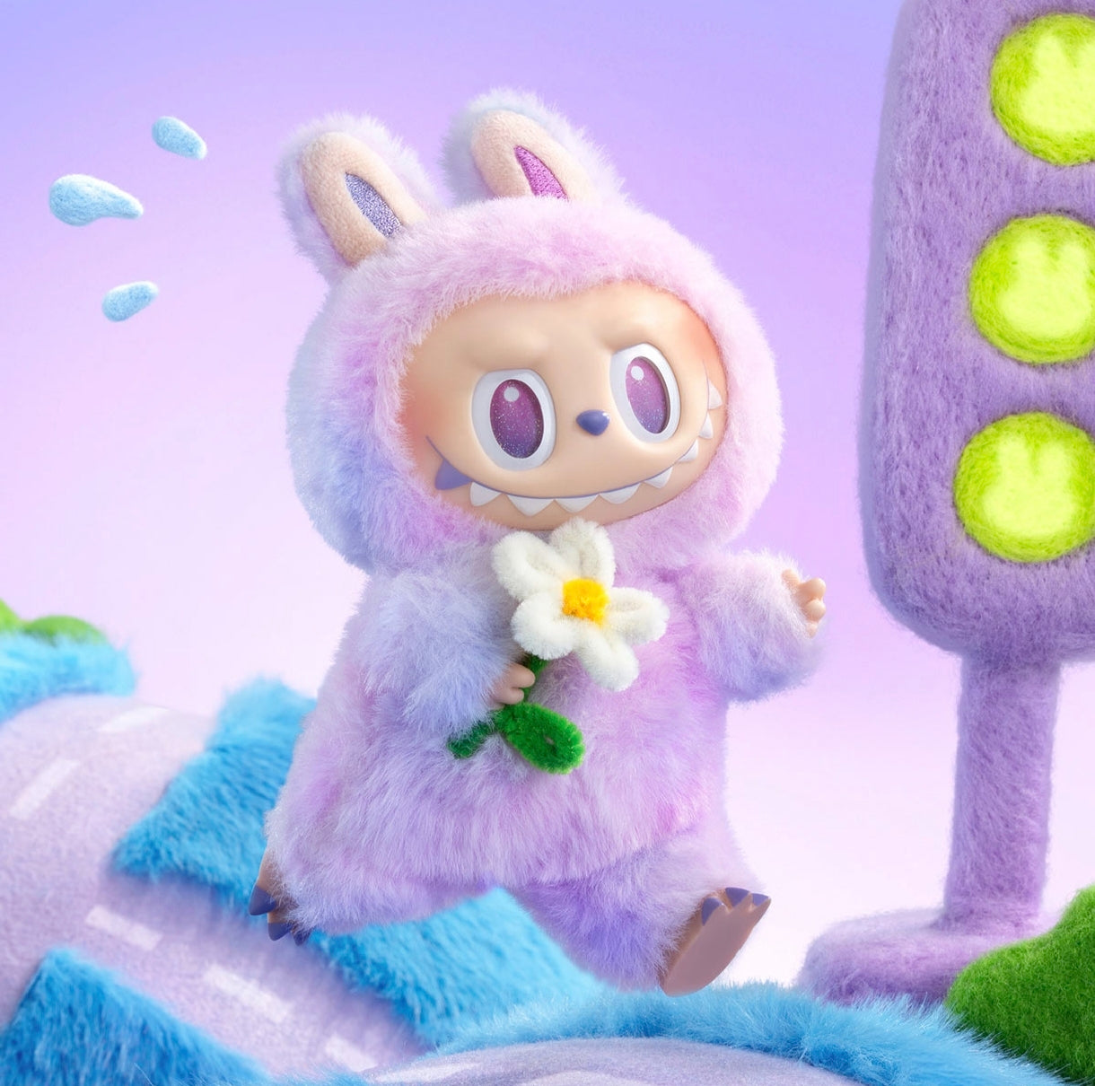 Labubu The Monster Keychain Doll – 6.5" Premium Plush Toy – Blind Box Surprise Labubu Keychain for Kids, Girls & Boys – Soft Stuffed Toy for Bags & Backpacks