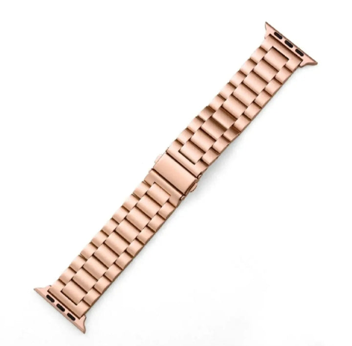 High-Quality Stainless Steel Chain Band Strap – 42/44/45/49mm | Solid Metal Replacement Bracelet for Smartwatches | Modern Buckle Design | New Color Shades