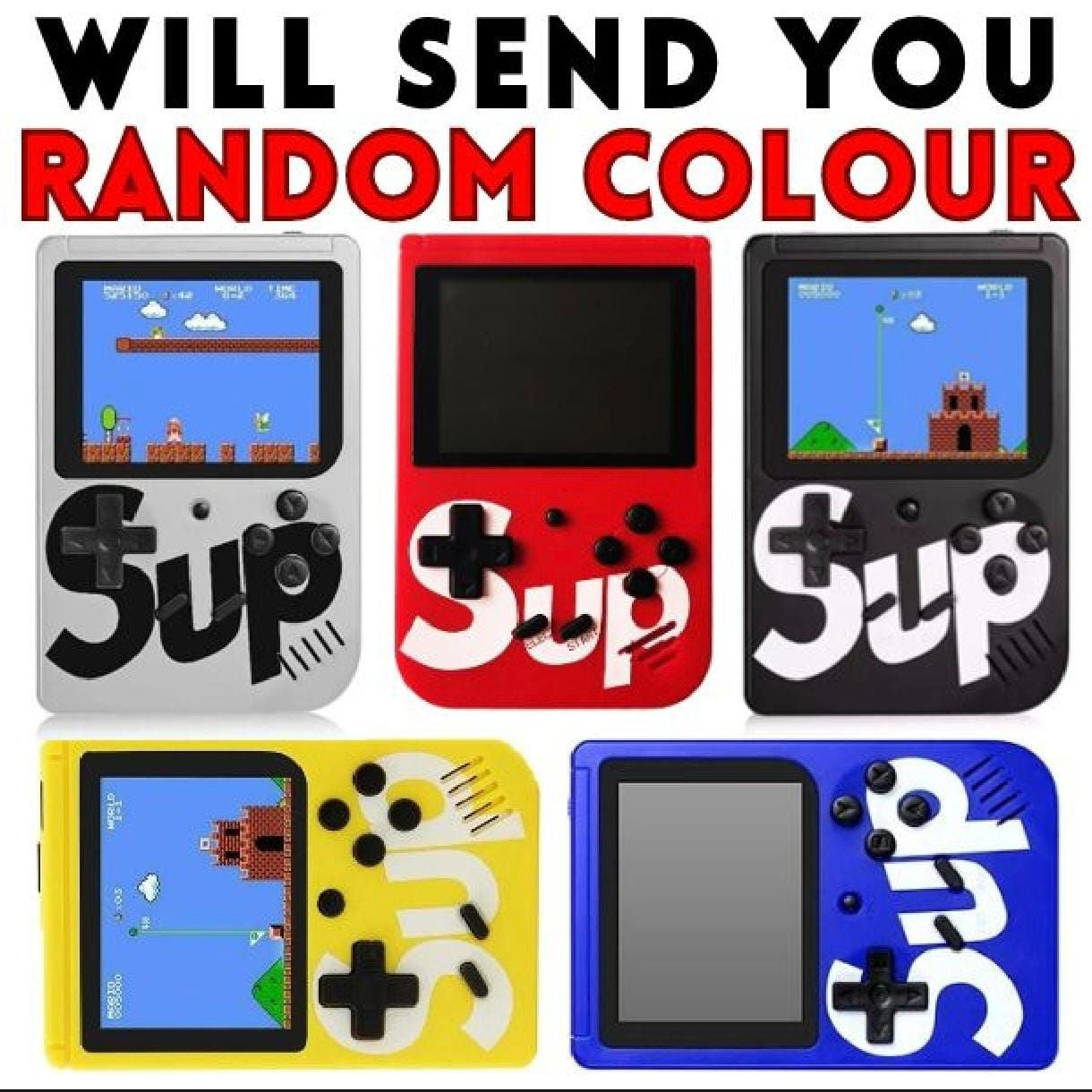 SUP Handheld Game Console – 400 Retro Games | TV Connect | With Controller | Game Box Plus
