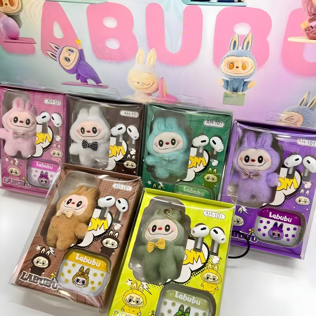 Labubu Wireless Earphones Doll Crying Baby Explosive Cartoon Earbuds Headphone