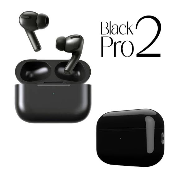 Premium AirPods Pro 2nd Generation Titanium Edition Wireless Earbuds - Bluetooth 5.3, ANC, Buzzer & Volume Control