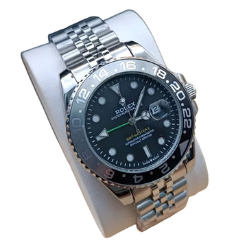 Luxury GMT Master II Automatic Watch – Date & Rotating Bezel, Elegant Men’s Timepiece