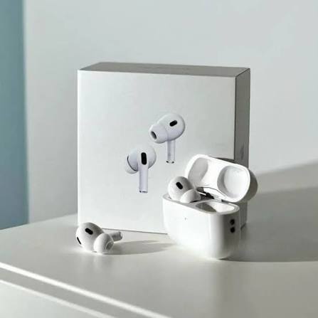 Premium AirPods Pro 2nd Generation Titanium Edition Wireless Earbuds - Bluetooth 5.3, ANC, Buzzer & Volume Control