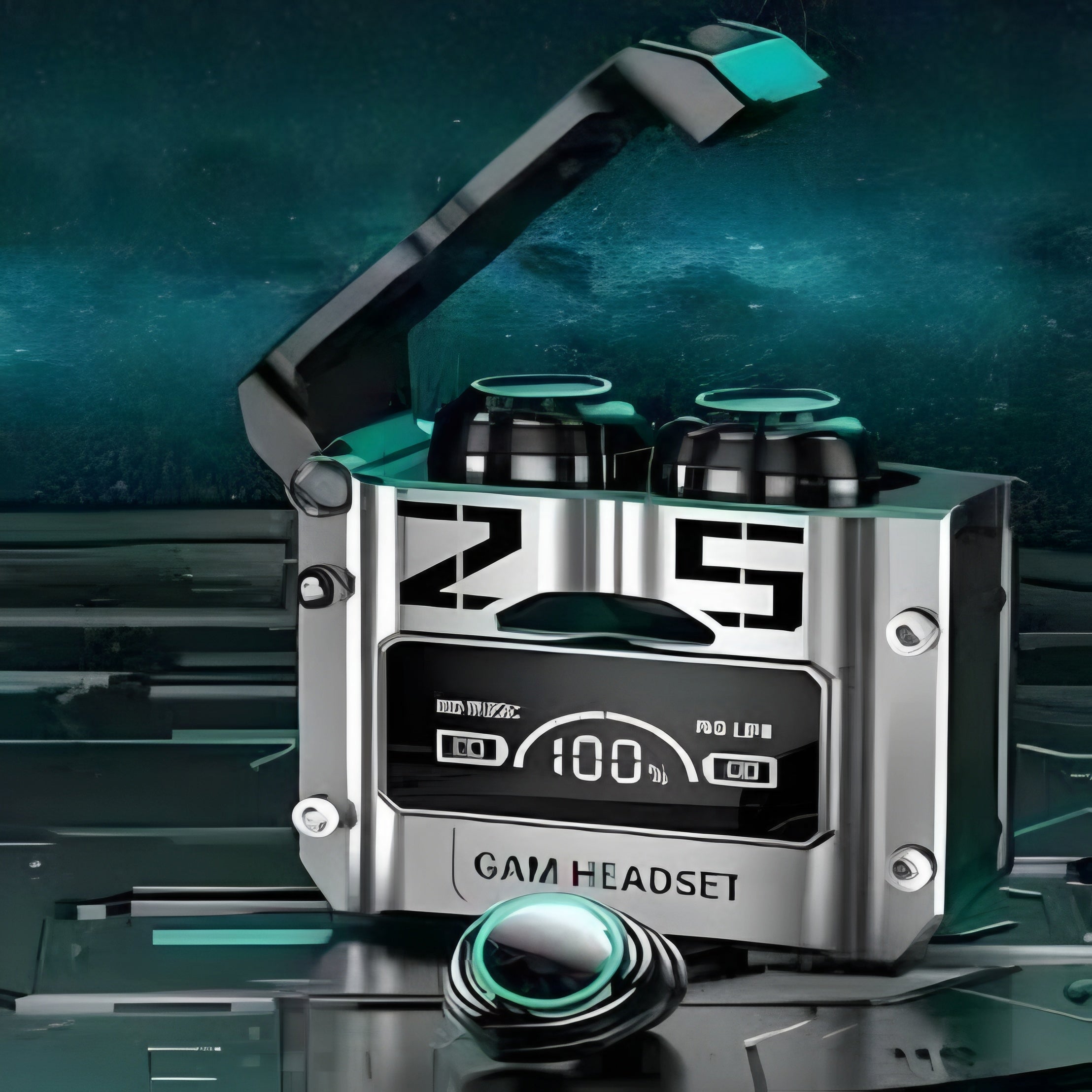 M25 Wireless Bluetooth Earbuds – High Bass, LED Display, Touch Control, Long Battery Life